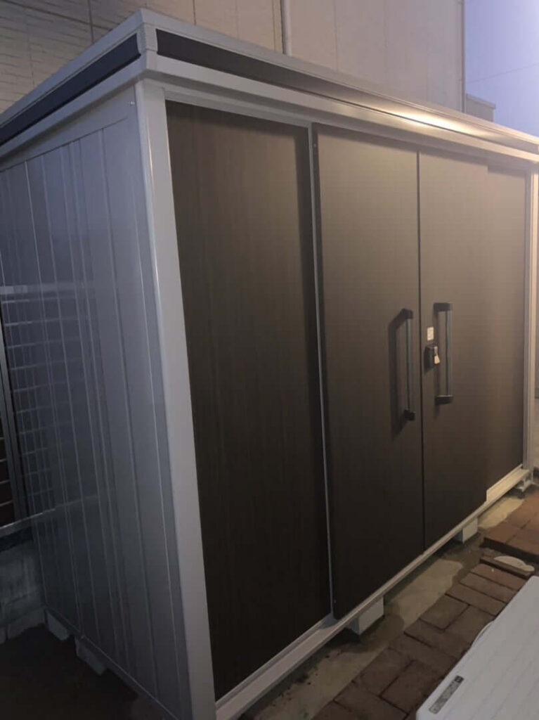 YODOKO物置の設置