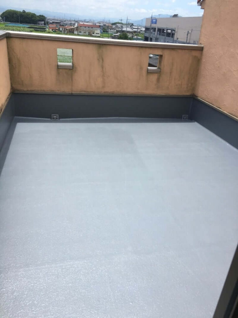 ベランダ防水工事完成