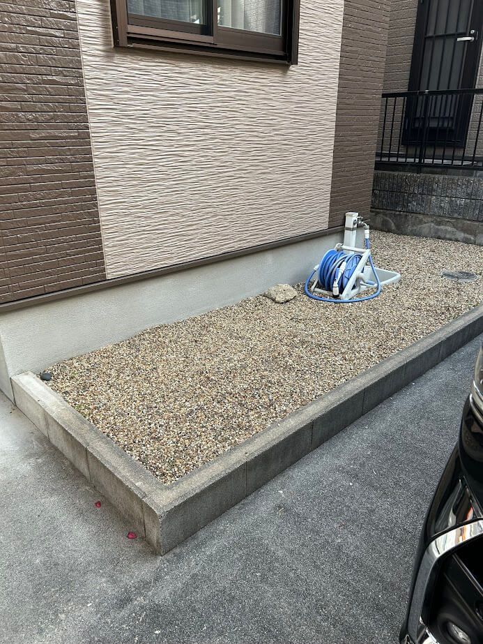 自転車置き場の予定地