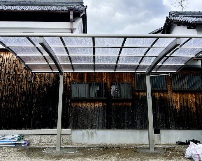 新設したカーポート