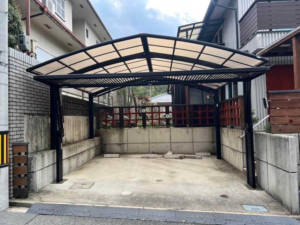 柱から新たに立て直したアップゲート