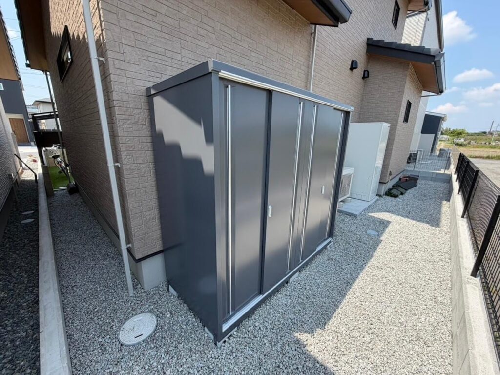 イナバ物置設置